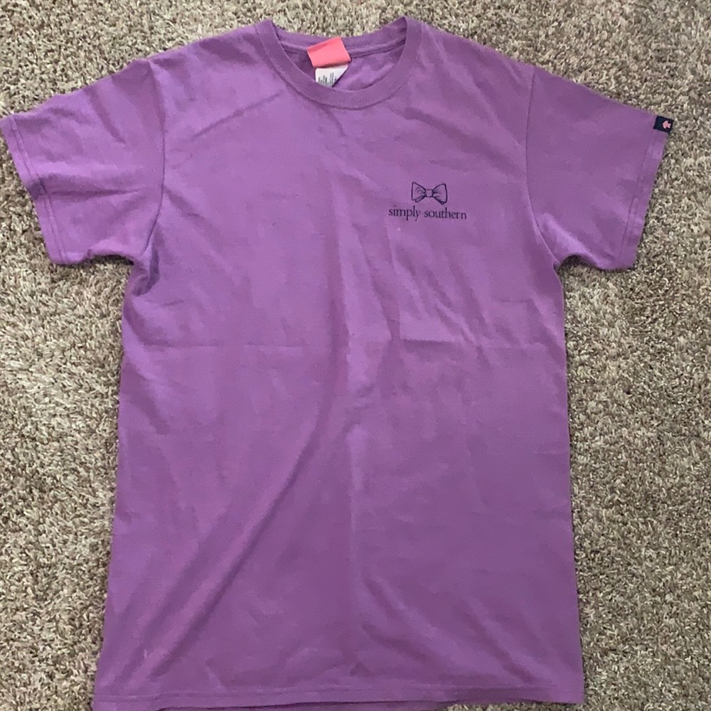 Purple Simply Southern Shirt With Fireflies & Jars